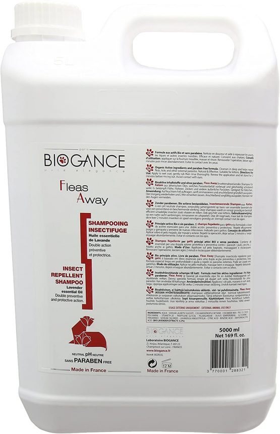 Biogance Flealess Cat Shampoo 5 Litre