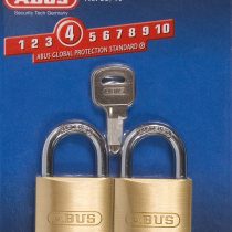 ABUS 55/40 Brass Padlocks Twin