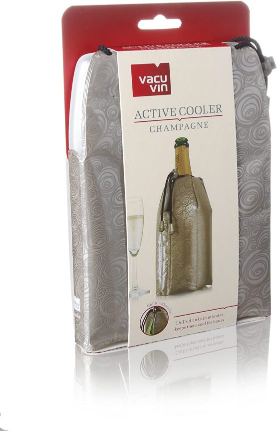 Vacu Vin Rapid Ice Champagne Cooler - Platinum - Image 3