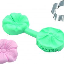 silikomart Silicone Mould Sugarflex Mini Flower, Light Blue