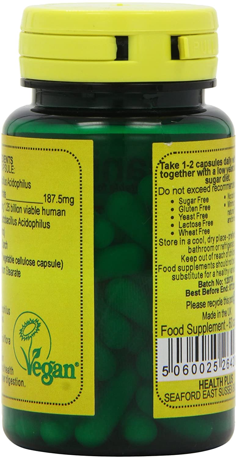 Veganicity Megadophilus : 1.25 Billion Pro-biotic Digestive Health Supplement : 60 Vcaps, 60 count (Pack of 1) - Image 4