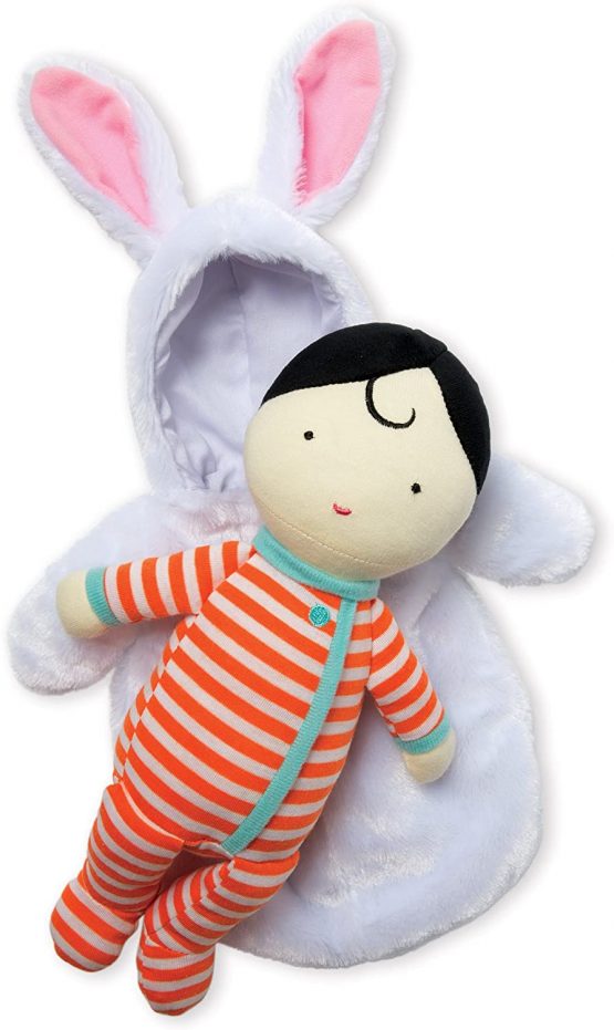 Manhattan Toy Snuggle Baby Doll and Hooded Bunny Sleep Sack - Image 3