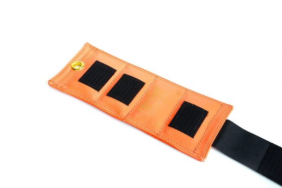 Weight cuff - Cando wrist and ankle weights - 340 g, orange - alternative to dumbbells - Image 3