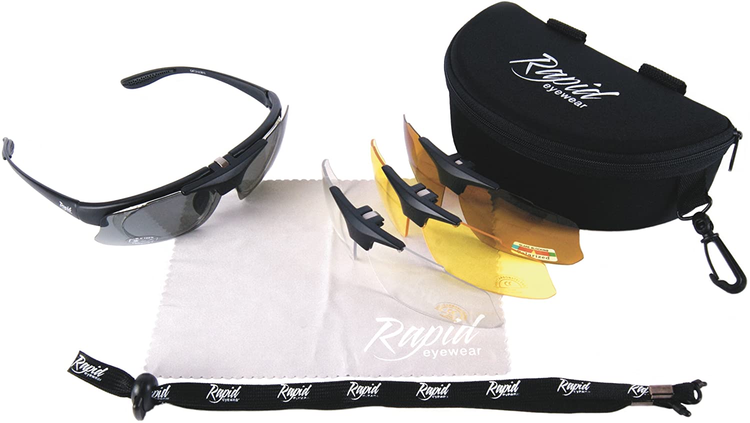 Rapid Eyewear Pro Performance Plus POLARISED RX SPORTS SUNGLASSES Frames for Corrective Lenses. Mens & Womens Active Glasses for Cycling Driving - Image 4