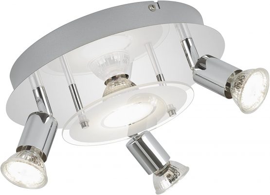 Briloner Ceiling Lights/LED Spotlights, Metal, Chrome, GU10, 3 W