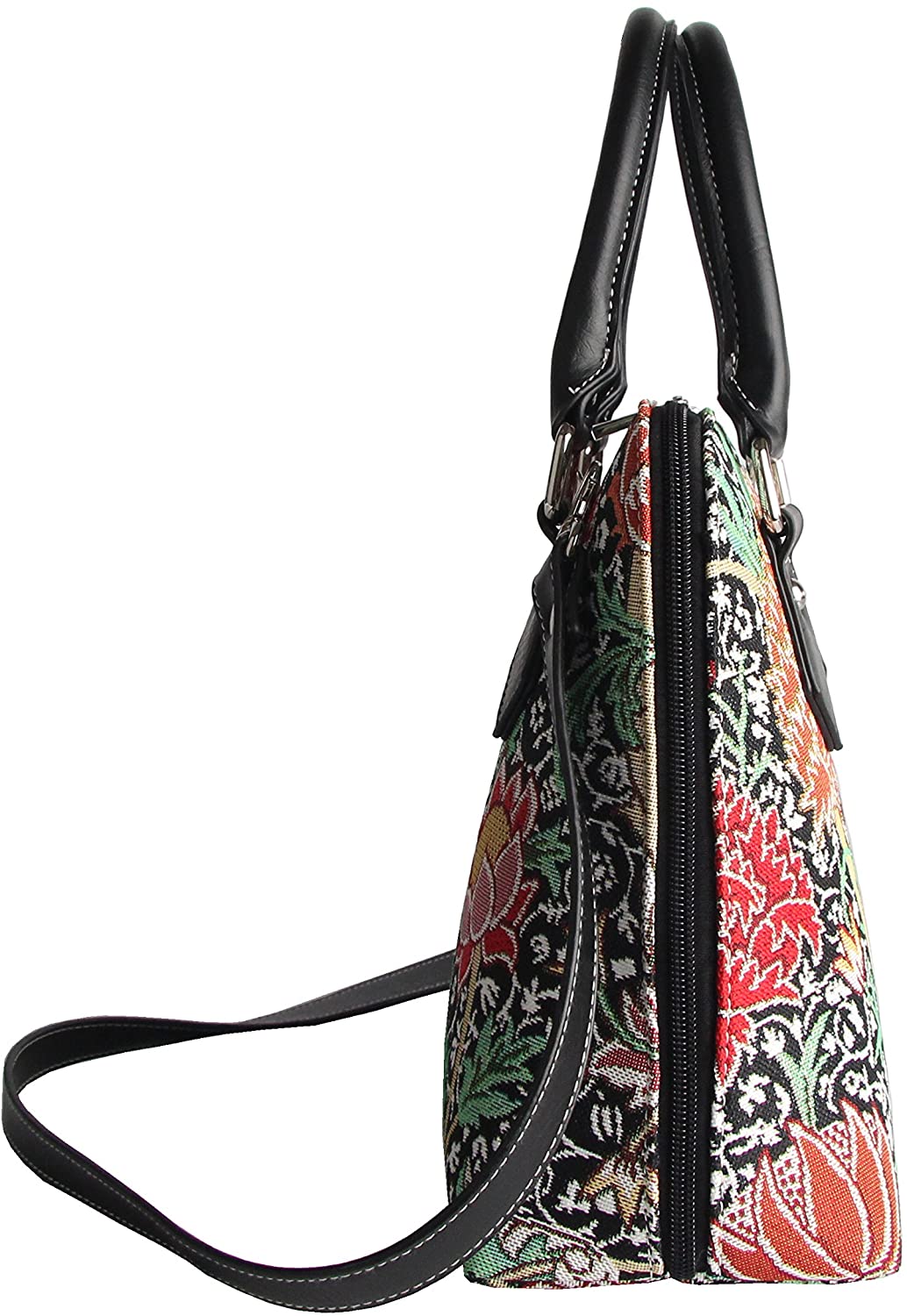 Signare Tapestry Handbags Shoulder bag and Crossbody Bags for Women with William Morris Designs (The Cray, CONV-CRAY) - Image 4