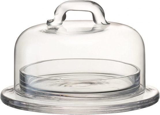 LSA SZ21 Serve Dish & Cover Ø11.5 cm/Ø10.5 cm Clear