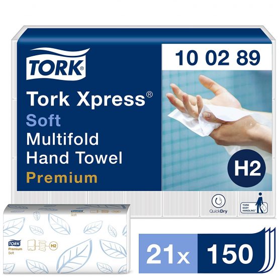 Tork Xpress Soft Multifold Hand Towels 100289 – H2 Premium Paper Hand ...