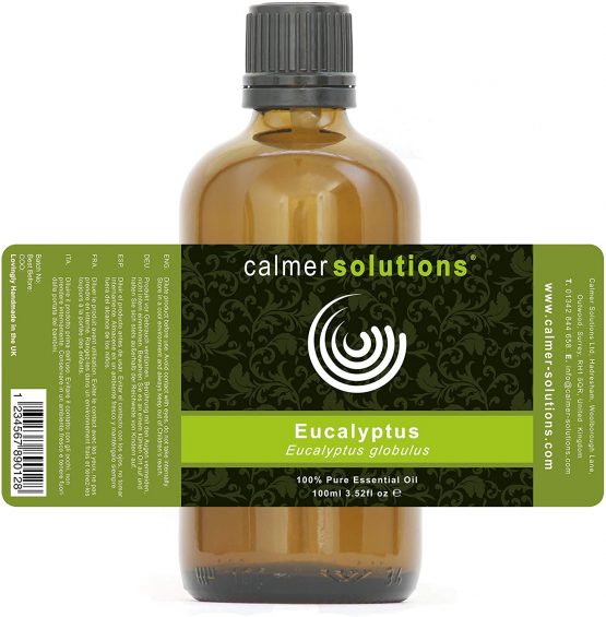 Calmer Solutions Eucalyptus 100% Pure Essential Aromatherapy Oil 100ml - Image 2
