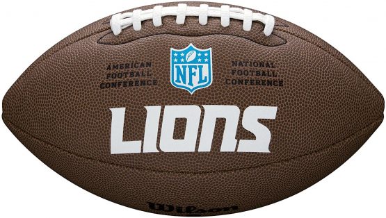 Wilson Sporting Goods NFL Team Logo Composite Football, Official - Detroit Lions - Image 2