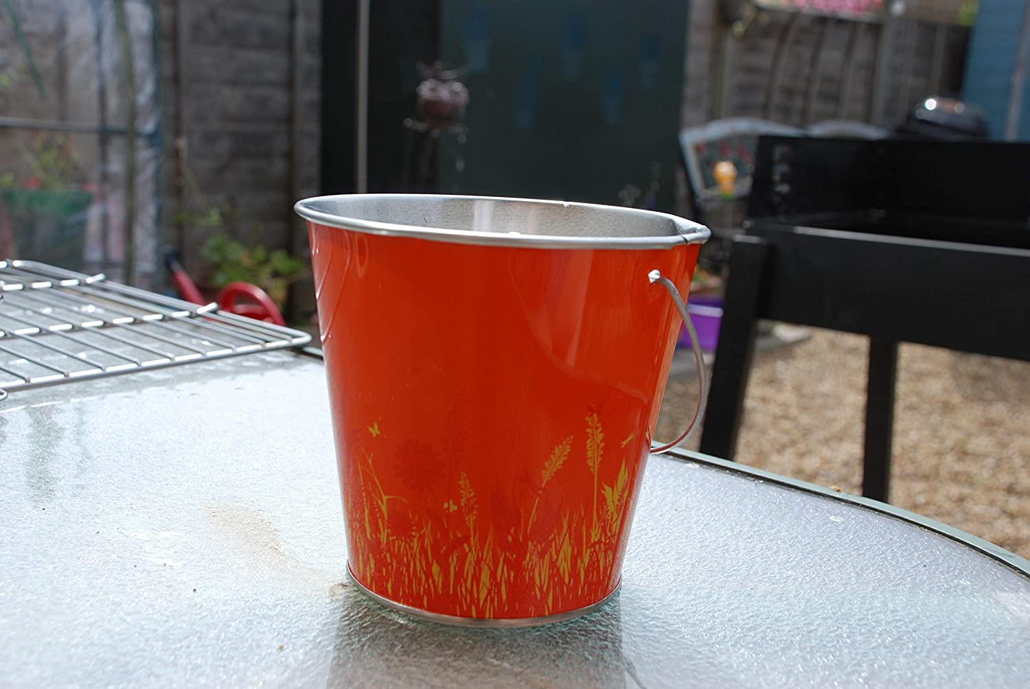 Zero In STV430 Citronella Candle Bucket, Beach Party, Decorative, Steel, Repels Mosquitoes, Natural - Image 4