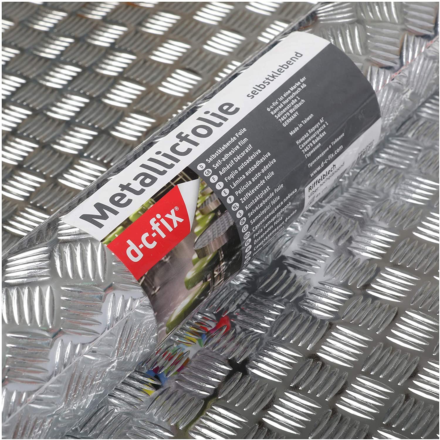 dcfix® Sticky Back Plastic (self adhesive vinyl film) Metallic