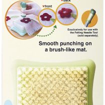 Clover Felting Needle Mat Small, polypropylene, Green/Yellow, 1