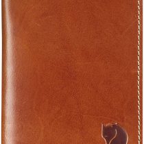 Fjallraven Cover Passport Wallet, 10 cm, Leather Cognac