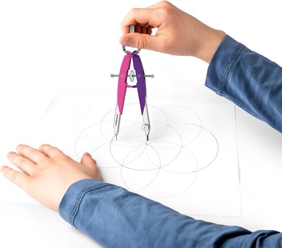 Staedtler 556 00–N2 Mars Compass, neon Pink, Purple - Image 4