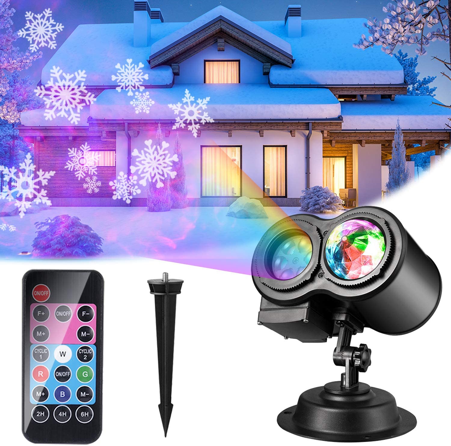 2020 New Year Projector LED Lights, 16 Slides ALED LIGHT ...