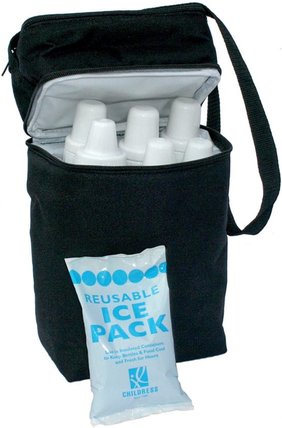 JL Childress Cooler with 6-Bottle Capacity for Newborn (Pink) - Image 4