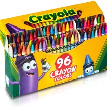 Crayola; Crayons; Art Tools; 96 ct.; Durable, Long-Lasting Colors, Built-in Sharpener