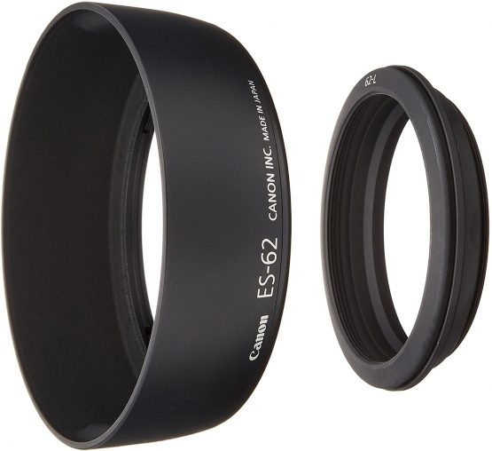 Canon 2645A001AA ES-62 Lens Hood for EF Lenses - Black
