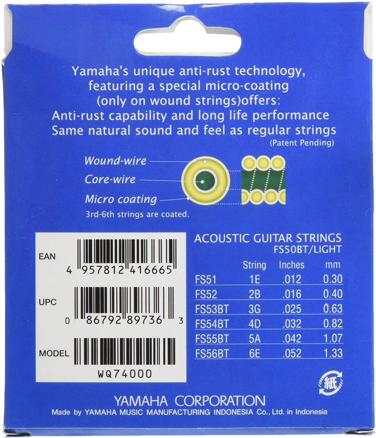 Yamaha FS50BT Acoustic Guitar Strings BigaMart