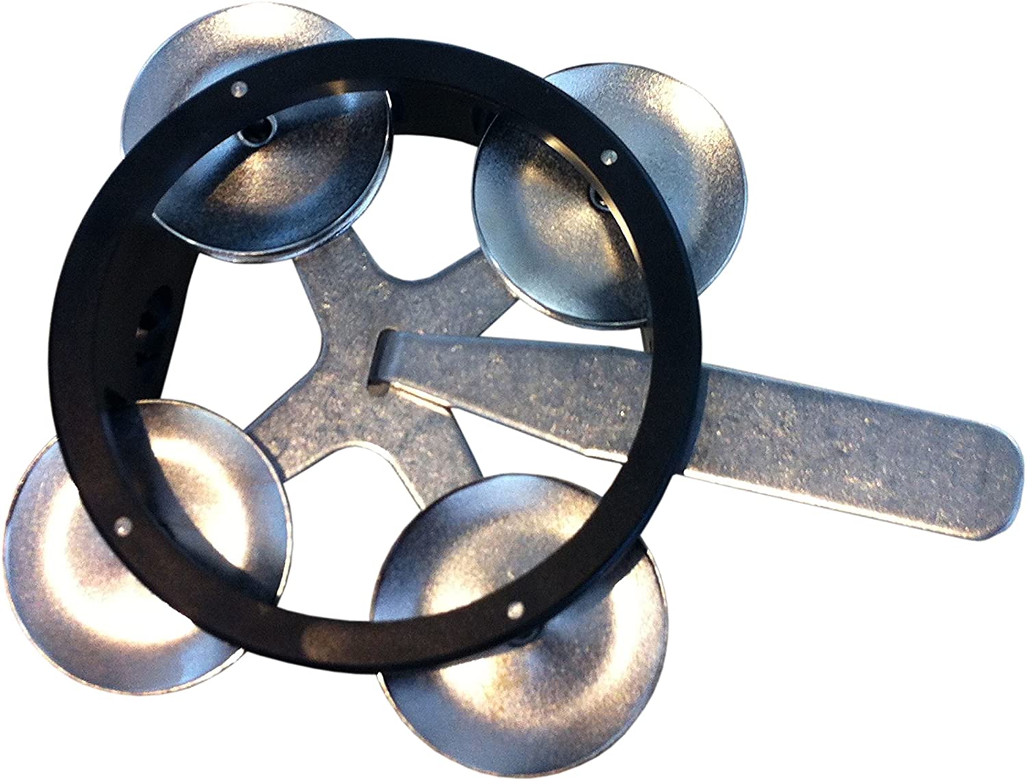Jingle Mute Tambourine, Chrome