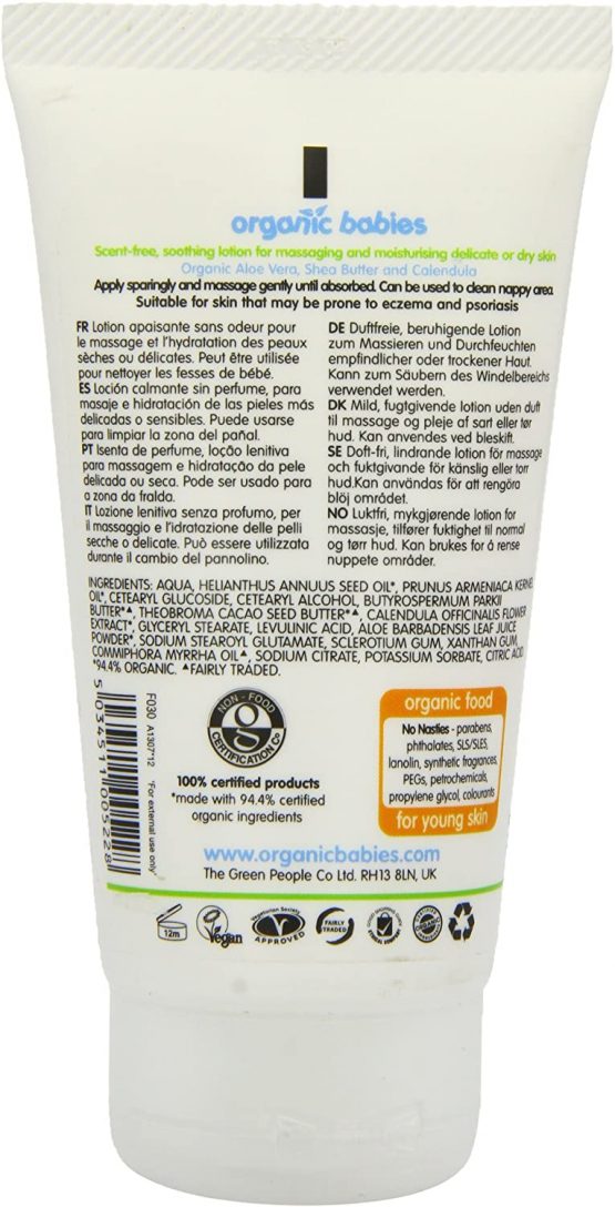 Green People Organic Babies Softening Baby Lotion - Scent Free - 150ml - Image 2