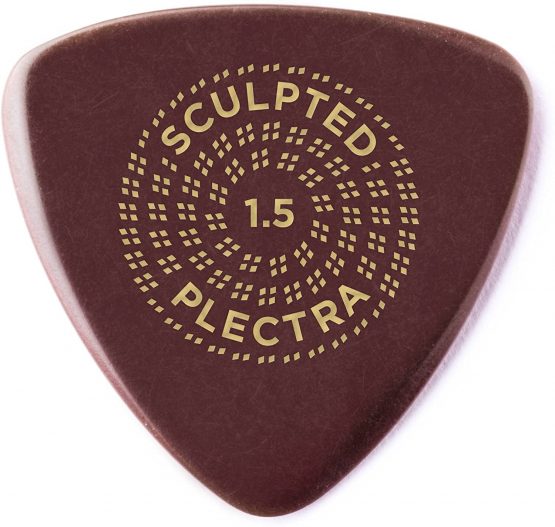 Dunlop Primetone Small Triangle 1.5mm Sculpted Plectra (Smooth) - 3 Pack - Image 2