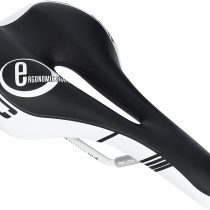 XLC Unisex's SA-S06 MTB/ATB Sport Saddle, Black/White, One Size
