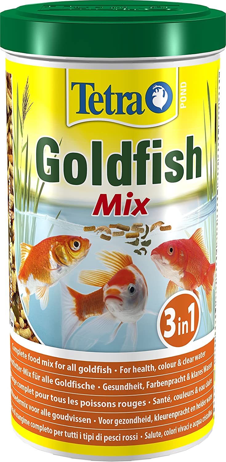 Tetra Goldfish Pond Fish Food Variety 140g - biologically balanced for pond goldfish, 1 l (Pack of 1)