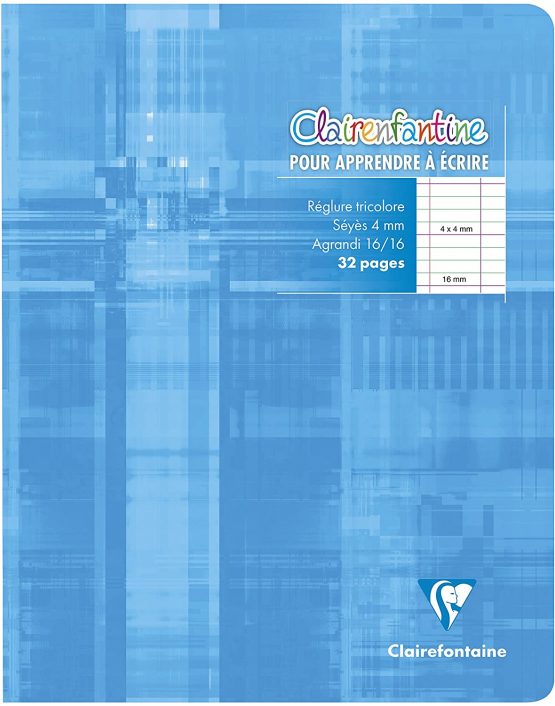 Clairefontaine – 17 x 22 cm – 32 Pages – 4 mm – 16 x 16 – Large Squares - Image 2