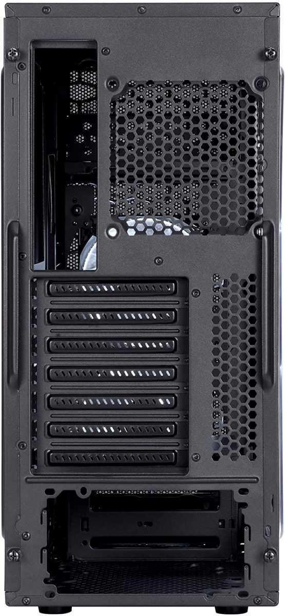 Fractal Design Focus G - Mid Tower Computer Case - ATX - High Airflow - 2x Fractal Design Silent LL Series 120mm White LED Fans Included - USB 3.0 - Window Side Panel - Black - Image 4