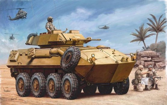 Trumpeter 00349 Model Kit USMC Lav 25 Piranha 2 " - Image 2