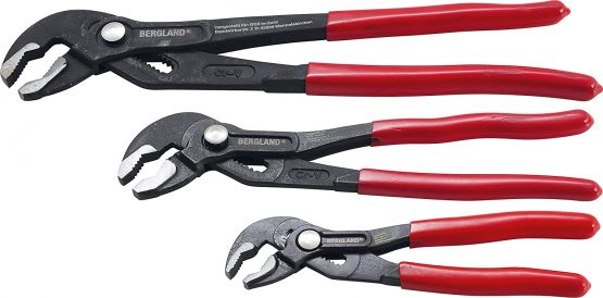 Kraftmann 75209 | Water Pump Pliers Set | 175 / 240 / 300 mm | 3 pcs. - Image 2