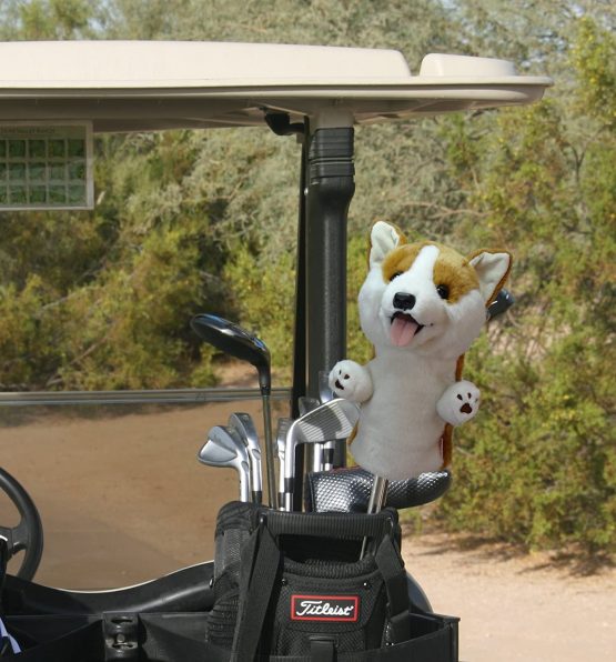 Daphne's Unisex's Corgi Novelty Golf Driver Headcover, Brown - Image 2
