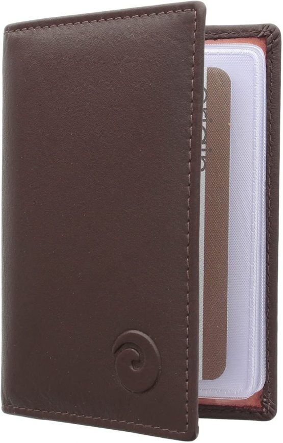 Mala Leather Origin Collection Leather Credit Card Holder- RFID Protection 610_5 Brown