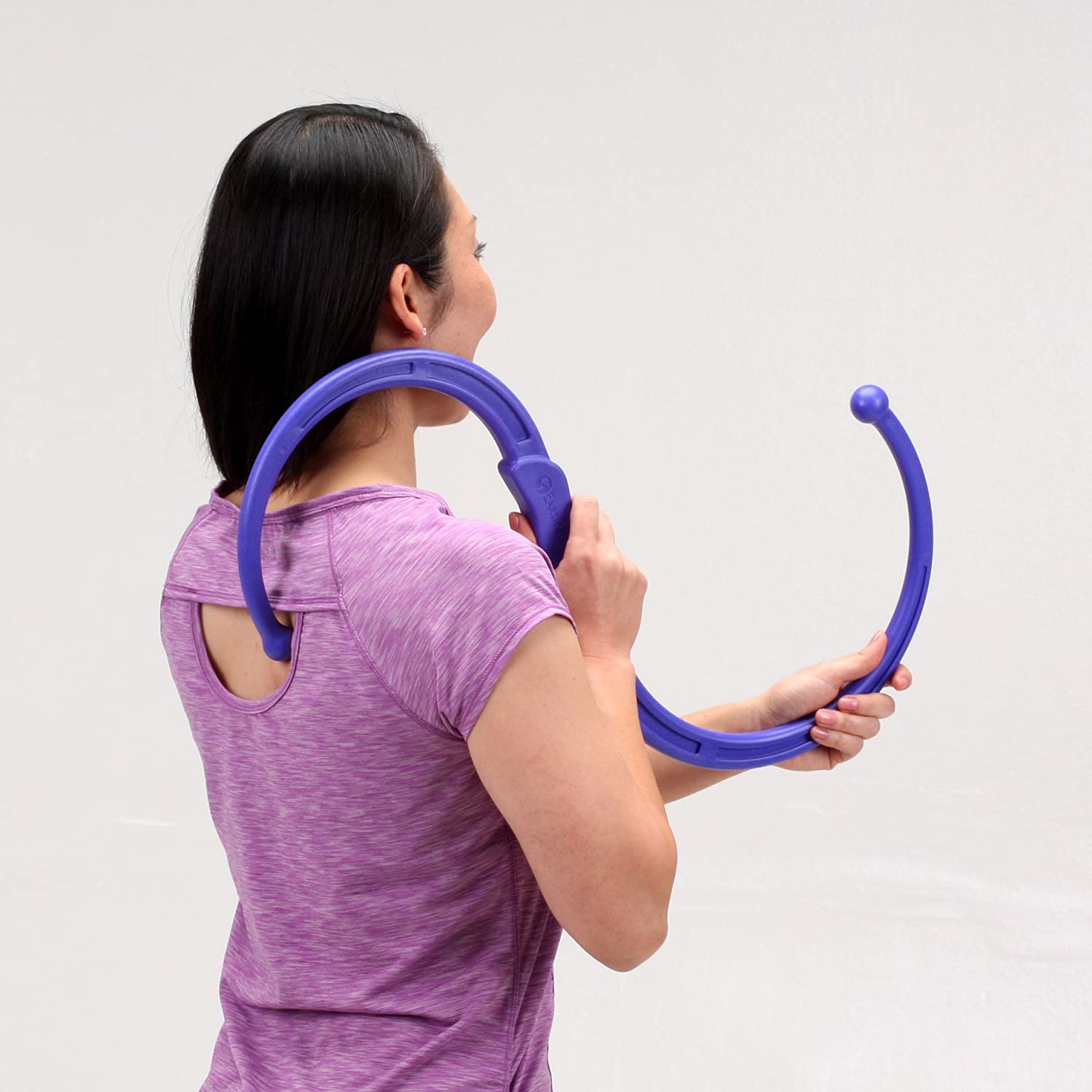 EARTHLITE Therapy Wand - Shoulder, Neck and Back Self Massage Tool, Blue - Image 4