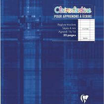 Clairefontaine – 17 x 22 cm – 32 Pages – 4 mm – 16 x 16 – Large Squares
