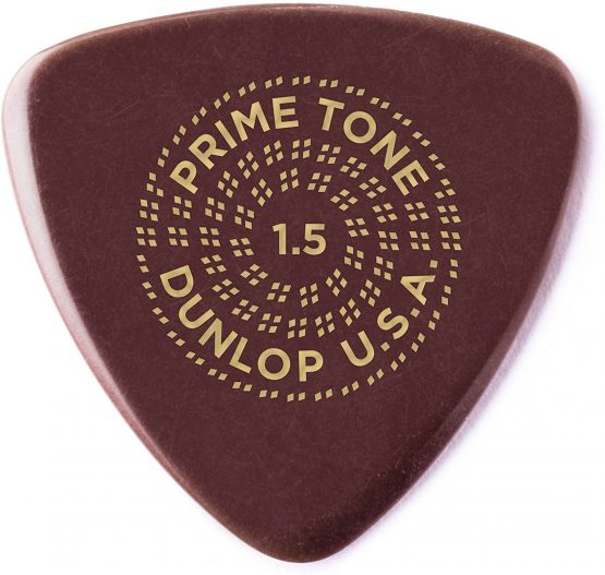 Dunlop Primetone Small Triangle 1.5mm Sculpted Plectra (Smooth) - 3 Pack