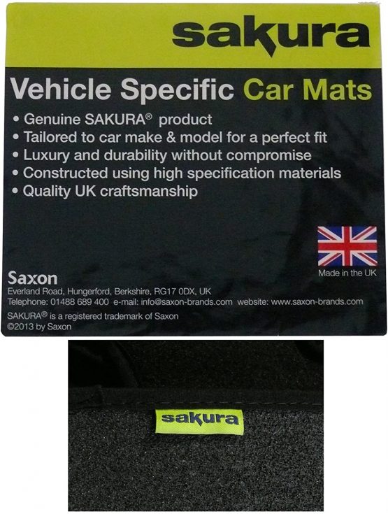 Sakura WW0995 Carpet Boot Mat, Black Trim - Image 2