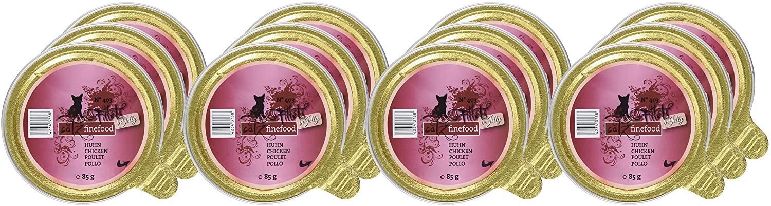 Catz finefood Number 403 - Chicken Fillets in Jelly Pet Food Pack of 12 x 85 g, 85 g (Pack of 12) - Image 3