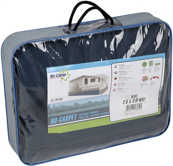 Bo-Camp - Tent carpet pack - blue, 3 X 6 metres - Image 4