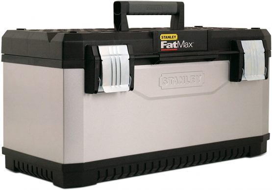 STANLEY FATMAX Toolbox Storage Organiser with Heavy Duty Metal Latch, Removeable Internal Storage Unit, 23 Inch, 1-95-616