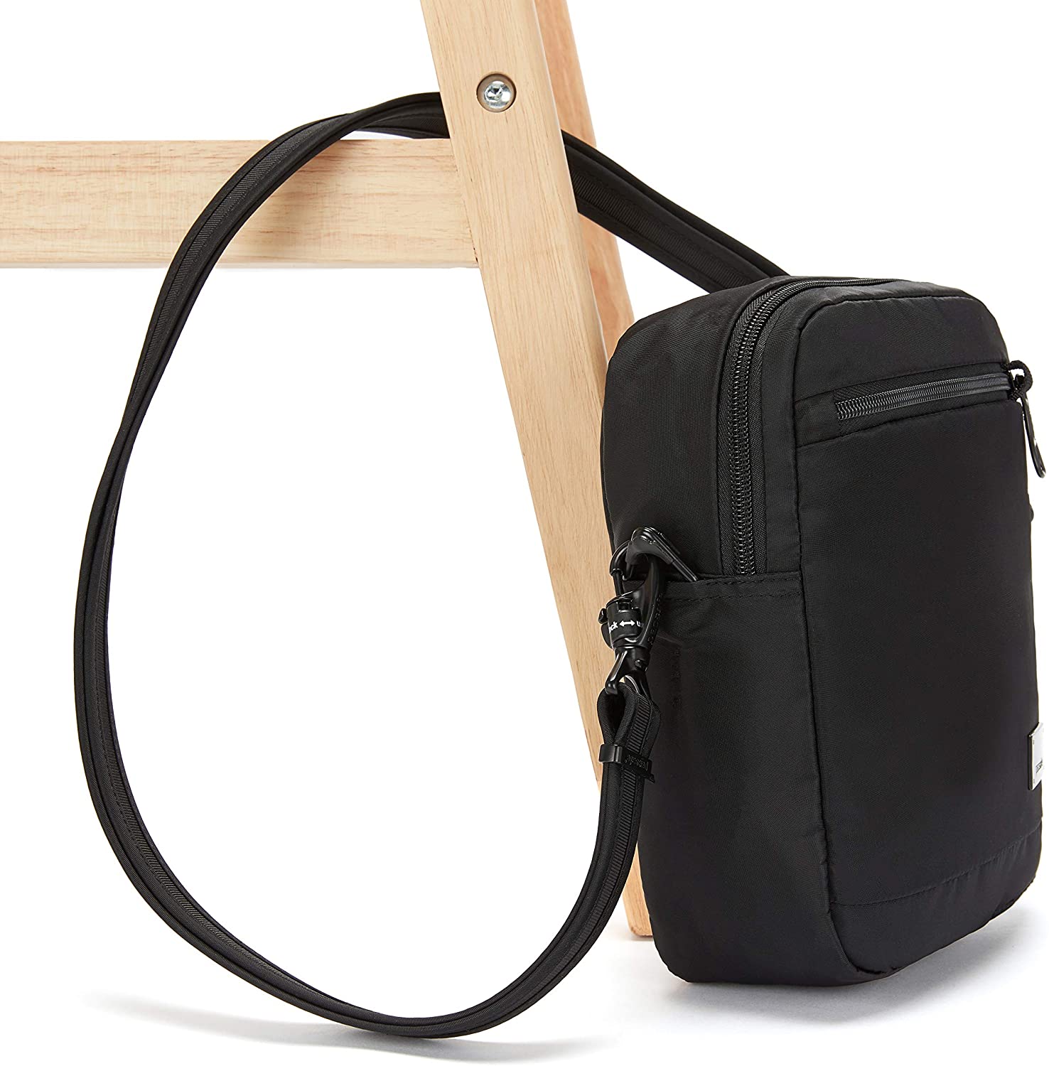 Pacsafe Citysafe CS75 AntiTheft CrossBody and Travel Bag, Black