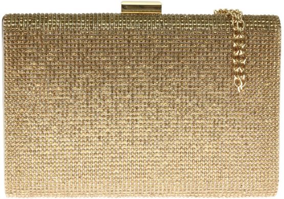 Girly HandBags Satin Hard Case Clutch Bag Encrusted Evening Party Wedding Handbag