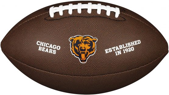 Wilson Sporting Goods NFL Team Logo Composite Football, Official - Chicago Bears