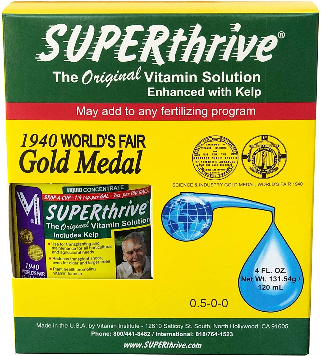 Superthrive 120ml Plant Food Supplement, Yellow, 4 Ounces - Image 3