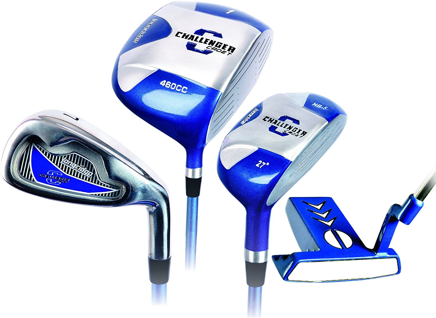 Longridge Junior Challenger Cadet Golf Sets Package, 13+ Years, black/navy, Iron (22 degrees, Cadet Flex) - Image 2