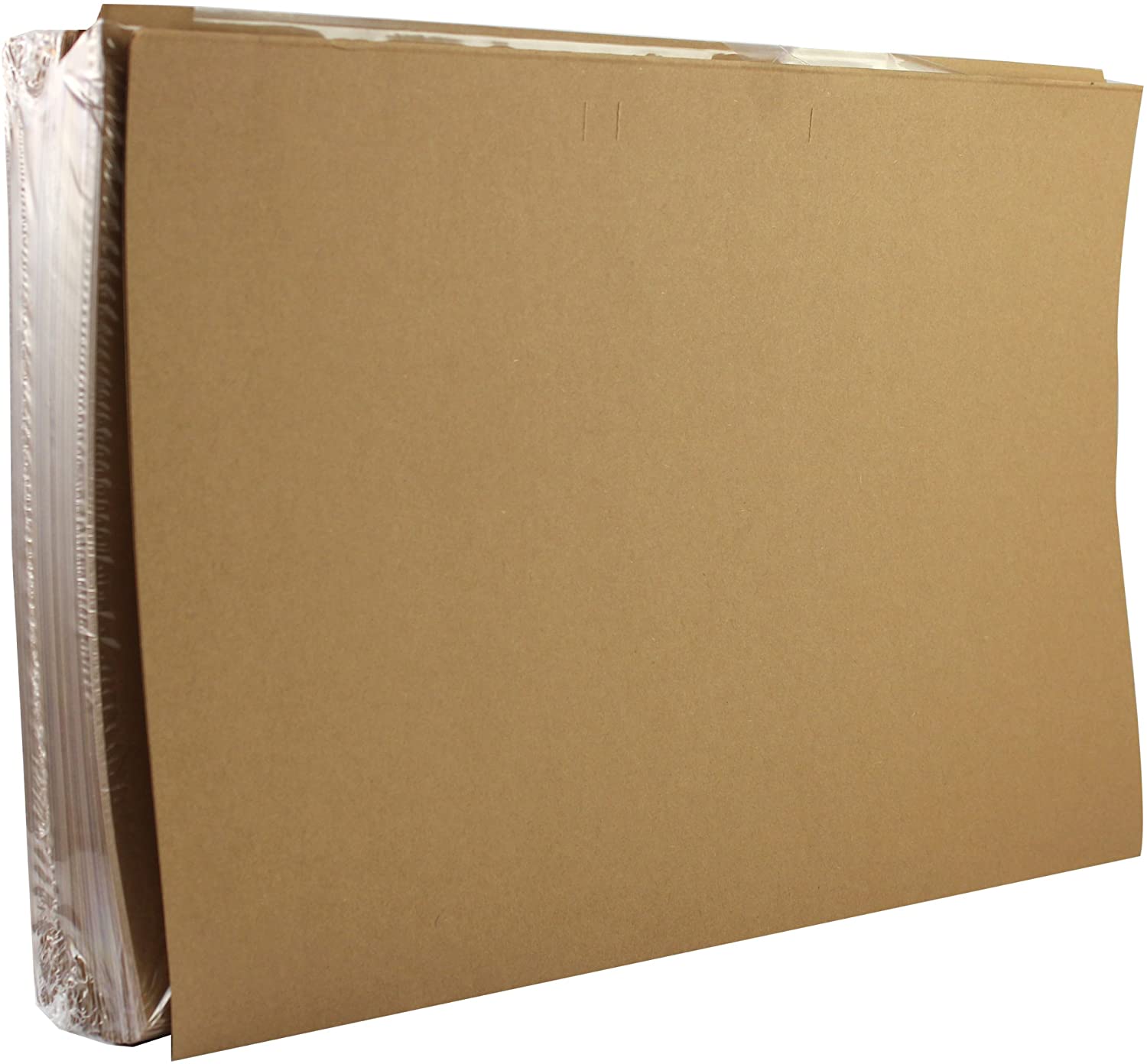 Q-Connect Kraft Square Cut Folder 170gsm Foolscap Buff (Pack of 100),Brown
