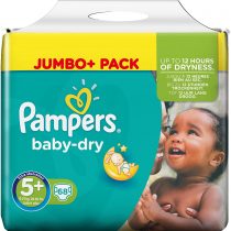 Pampers Baby Dry Size 5 + Nappies with Absorbing Channels 68 units