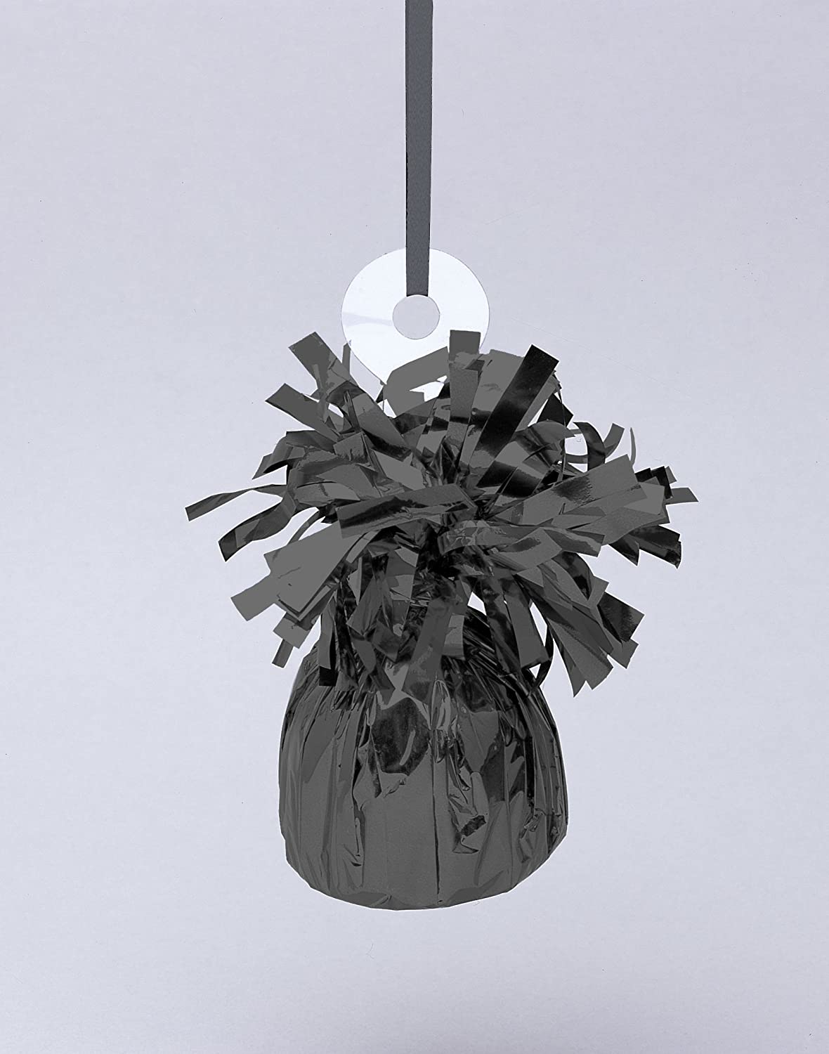 Black Foil Balloon Weight (5cm x 13cm) 1 Count - Stylish & Durable Accessory for Party Decorations & Events - Image 2
